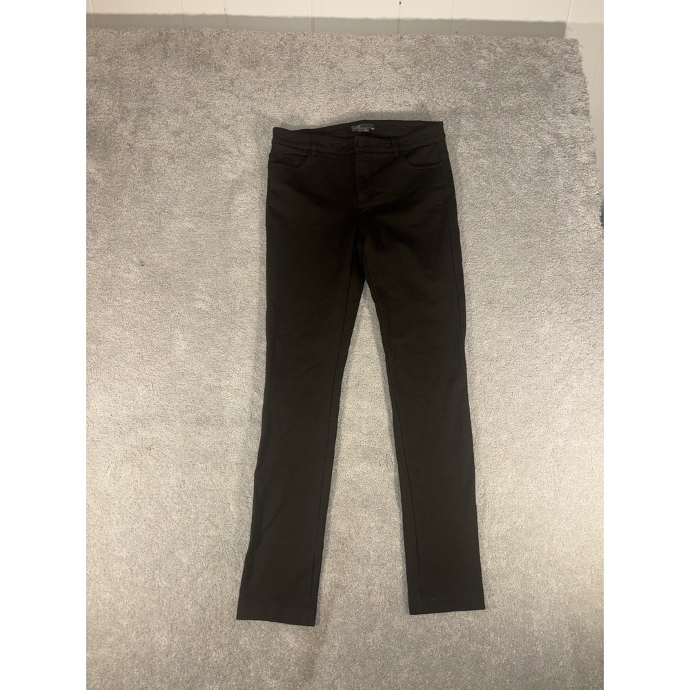 Vince Womens Pants Size 6 Olive Green Mid Rise Skinny Leg Zipper